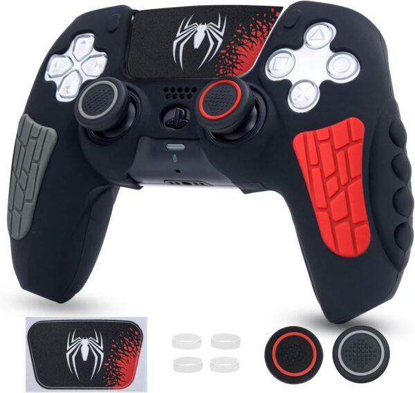 Meyaar PS 5 Controller Cover Case, Anti-Slip Silicone Cover Skin Compatible with PS5